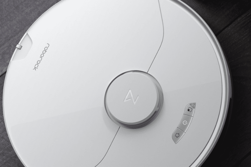 Man sieht den Roborock G10 von oben.